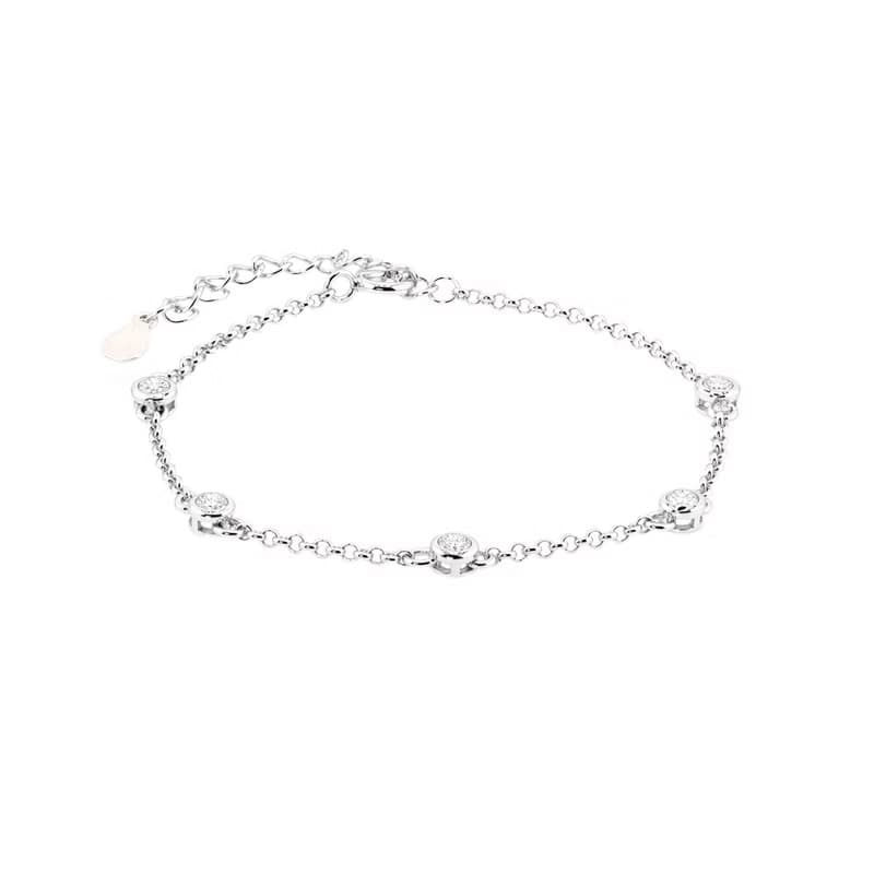 寶麗金珠寶-0.53克拉培育鑽石手鍊