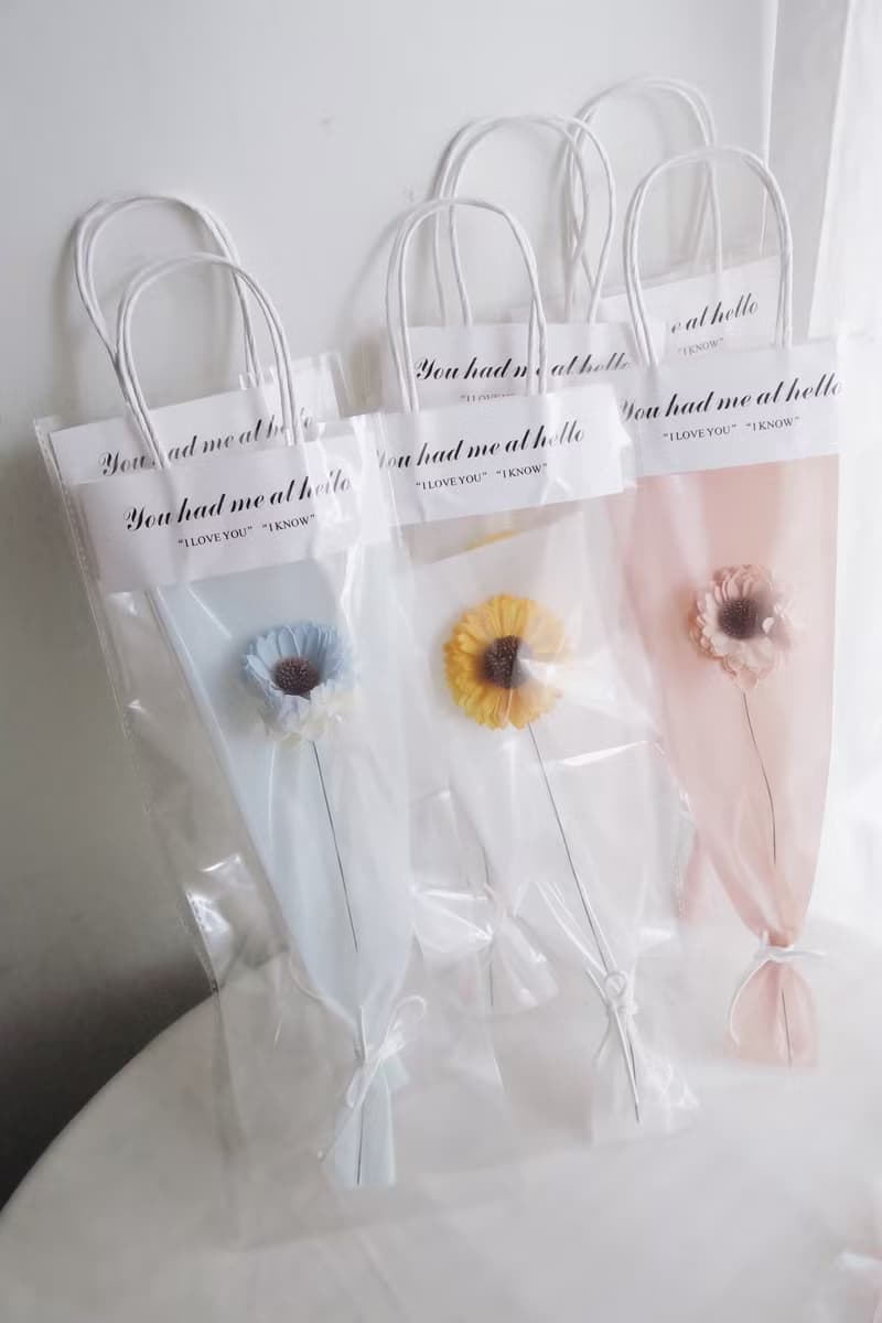 畢業花束 向日葵花束 乾燥花束 棉花 畢業典禮 花束