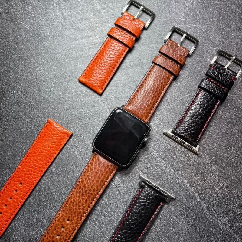 Apple watch 皮革錶帶 皮錶帶 ultra Series 9 SE iwatch6 7 8代