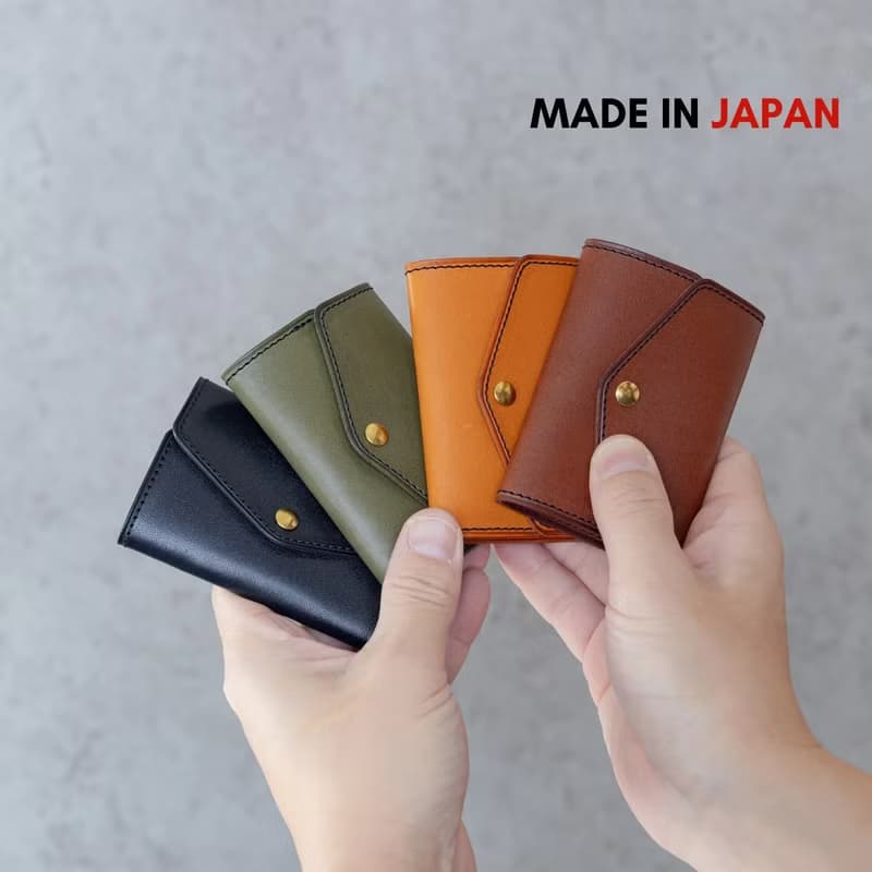 栃木皮革鑰匙零錢包 STATUSY 日本製 短夾 卡片零錢包 皮夾 真皮