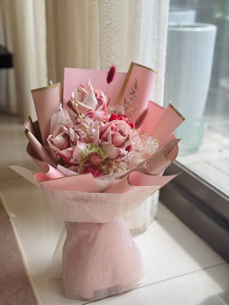 有錢花 鈔票花 三朵表達我愛你 不含真鈔費用