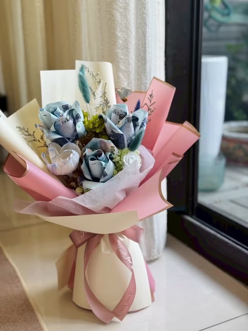 有錢花 人生開花富貴 三朵表達我愛你 不含真鈔費用