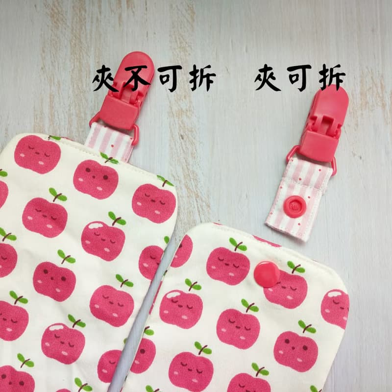 彩色雨滴-3色可選。雙面純棉手帕  (可繡名字)