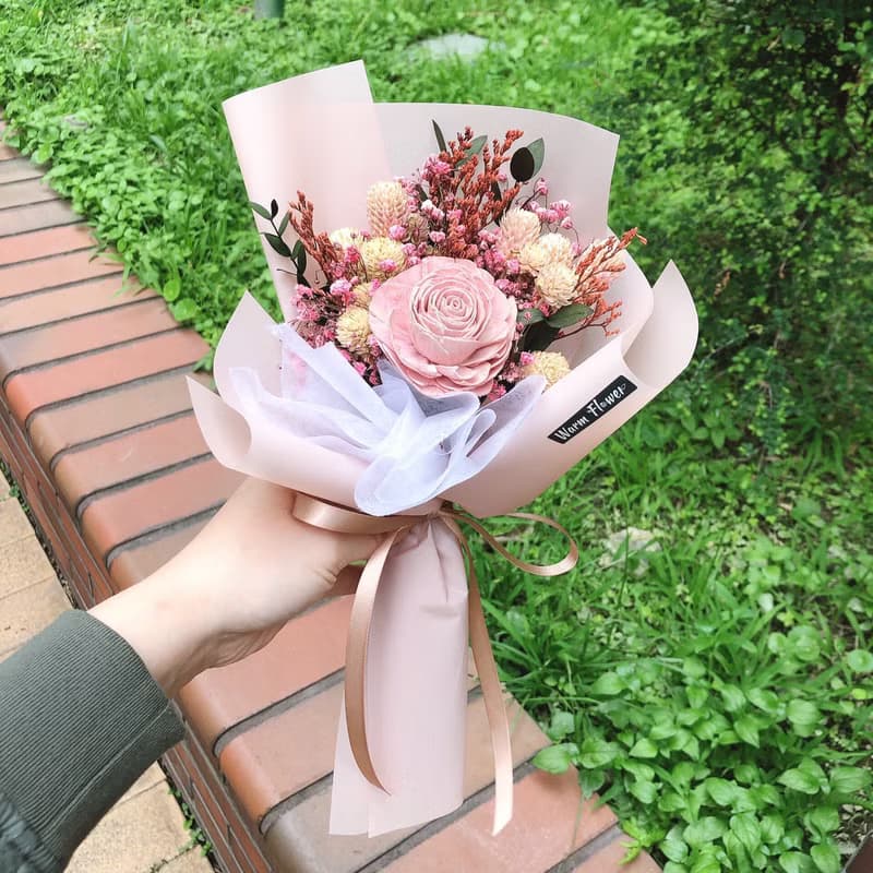 畢業花束 謝師花束 - 永恆的愛 | 老師禮物/乾燥花束/小花束(3款)