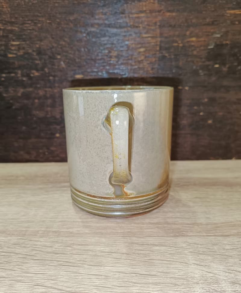 柴燒無釉手作馬克杯-鶯歌李玟叡