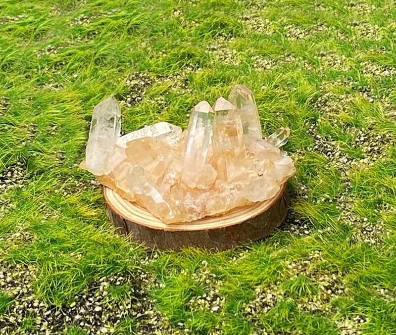 天然原礦能量白水晶簇 療癒 開運 消磁手鍊 快速出貨 入厝禮物