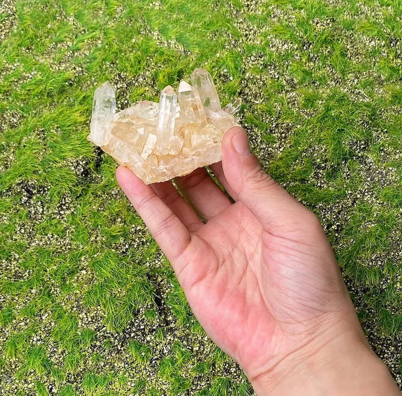 天然原礦能量白水晶簇 療癒 開運 消磁手鍊 快速出貨 入厝禮物