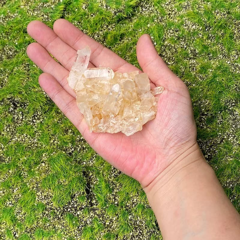 天然原礦能量白水晶簇 療癒 開運 消磁手鍊 快速出貨 入厝禮物