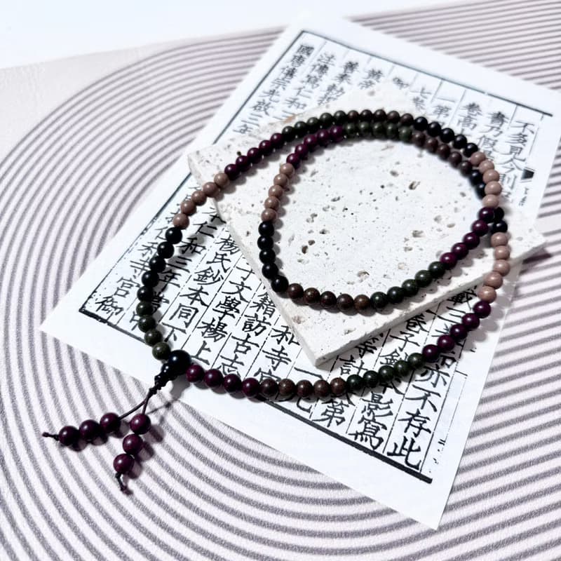 108顆五行中藥合香珠手鍊/開運招財/療癒/母親節禮物/送禮