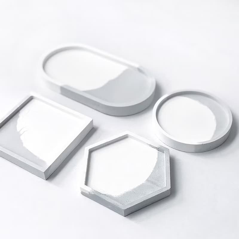 (預購) 草莓牛奶系列 | 沙漠玫瑰 小八角形雙色水泥多肉植栽