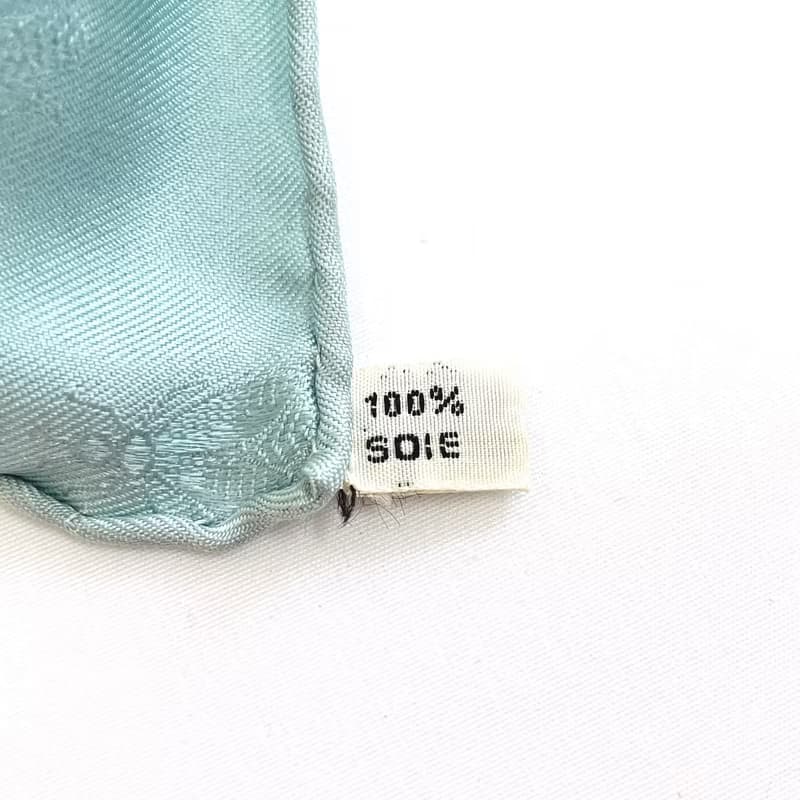 【日本直送 中古美品】エルメス HERMES スカーフ カレ 90 大判スカーフ 正方形 NAPOLEON ナポレオン シルク100% ライトブルー