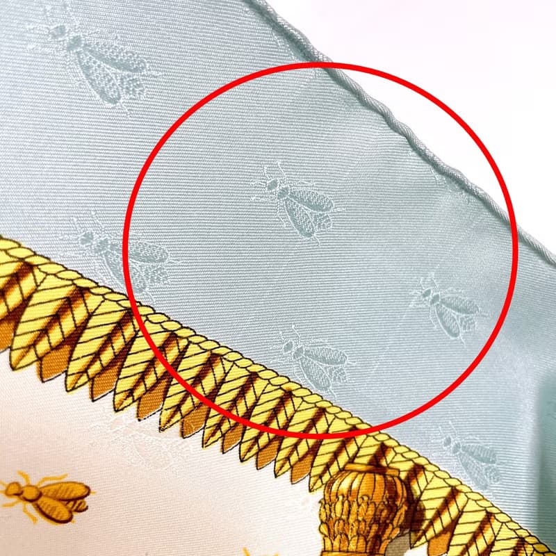 【日本直送 中古美品】エルメス HERMES スカーフ カレ 90 大判スカーフ 正方形 NAPOLEON ナポレオン シルク100% ライトブルー