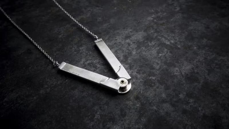 【臍加厝】測量工具系列│純銀折尺項鍊