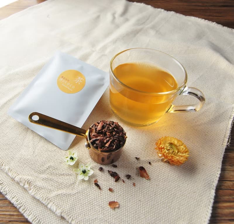 【伴娘禮】莊園可可茶禮盒 X 3盒  5顆米餅 | 100%屏東可可