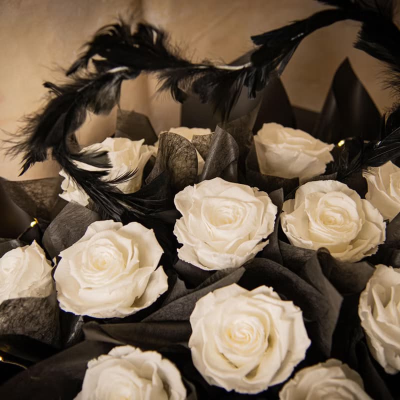 限台中自取/外送【永遠愛你】情人節 求婚花束 永生花玫瑰花束