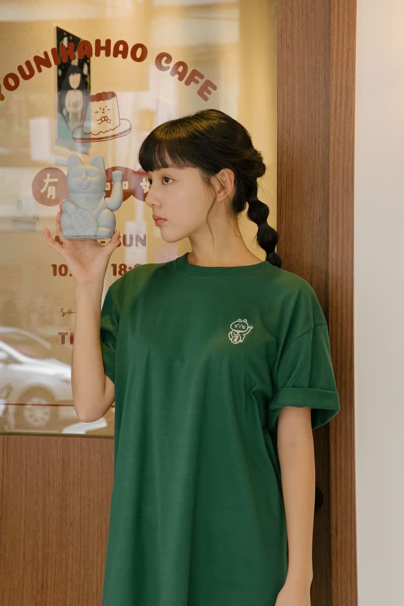 Sale 最後一件 刺繡招財貓 千萬兩貓咪 中性版型
