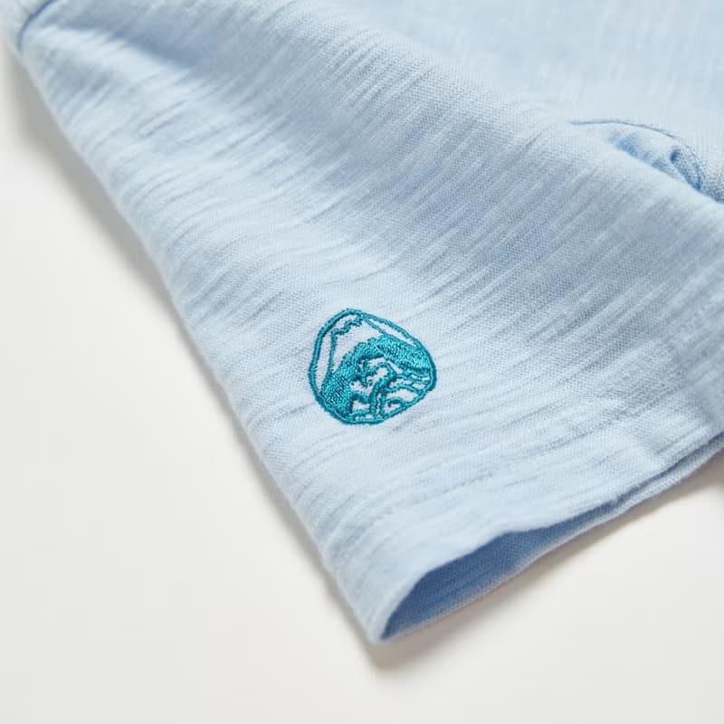 江戶勝 日系 童裝 勝太郎系列 勝太郎吃冰短袖T恤(淺藍色) #上衣