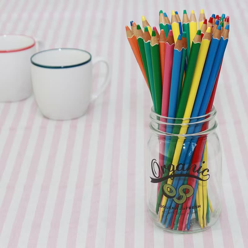 日本製 色鉛筆造型 筷子 18cm S size 餐具 筷子 環保餐具 筷架