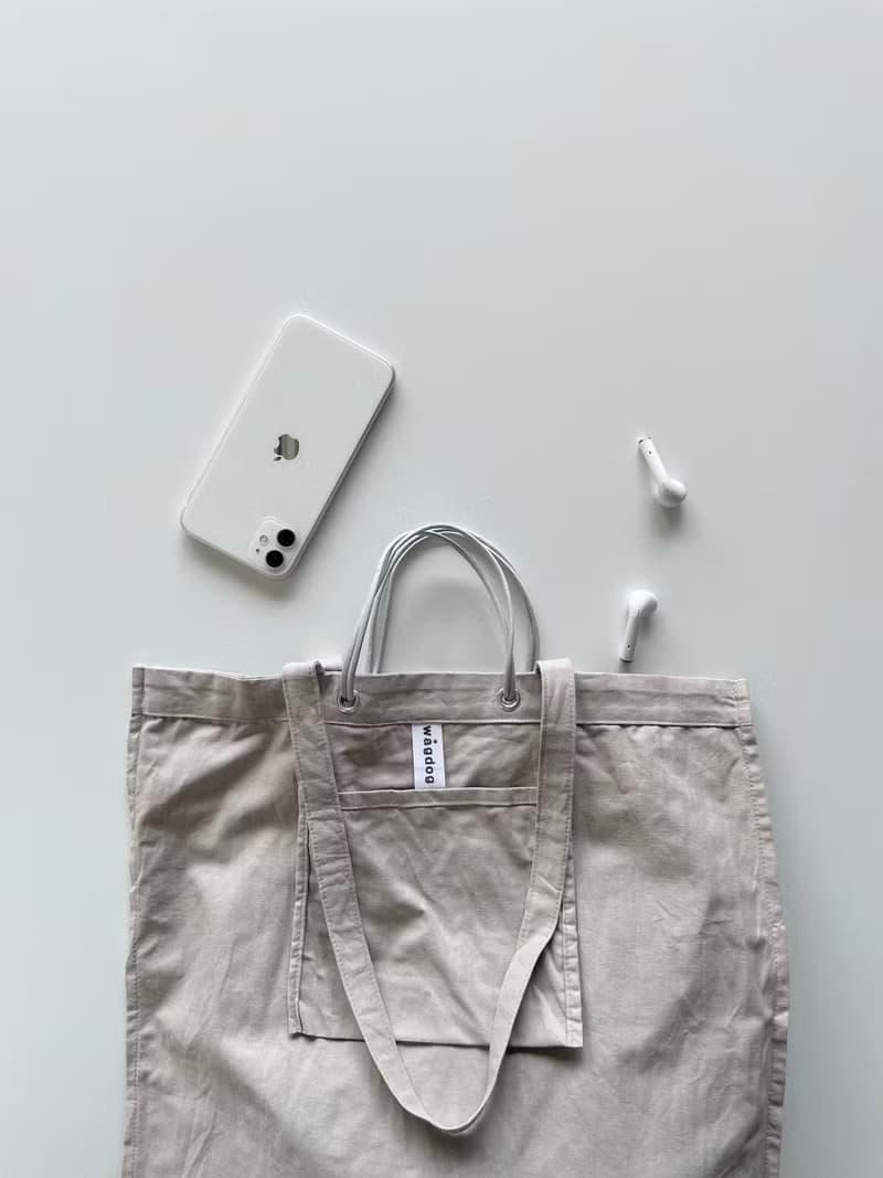 DAILY 2wayトートバッグ / grey beige / cotton