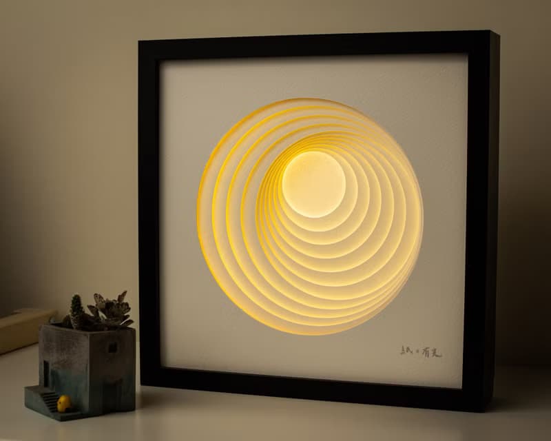 【時】立體紙雕氣氛燈 / 設計 × 收藏 / 送禮