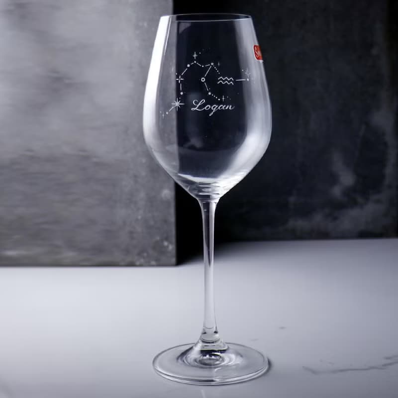 465cc【生日星座杯】德國Spiegelau鉑金水晶紅酒杯 水瓶座處女座