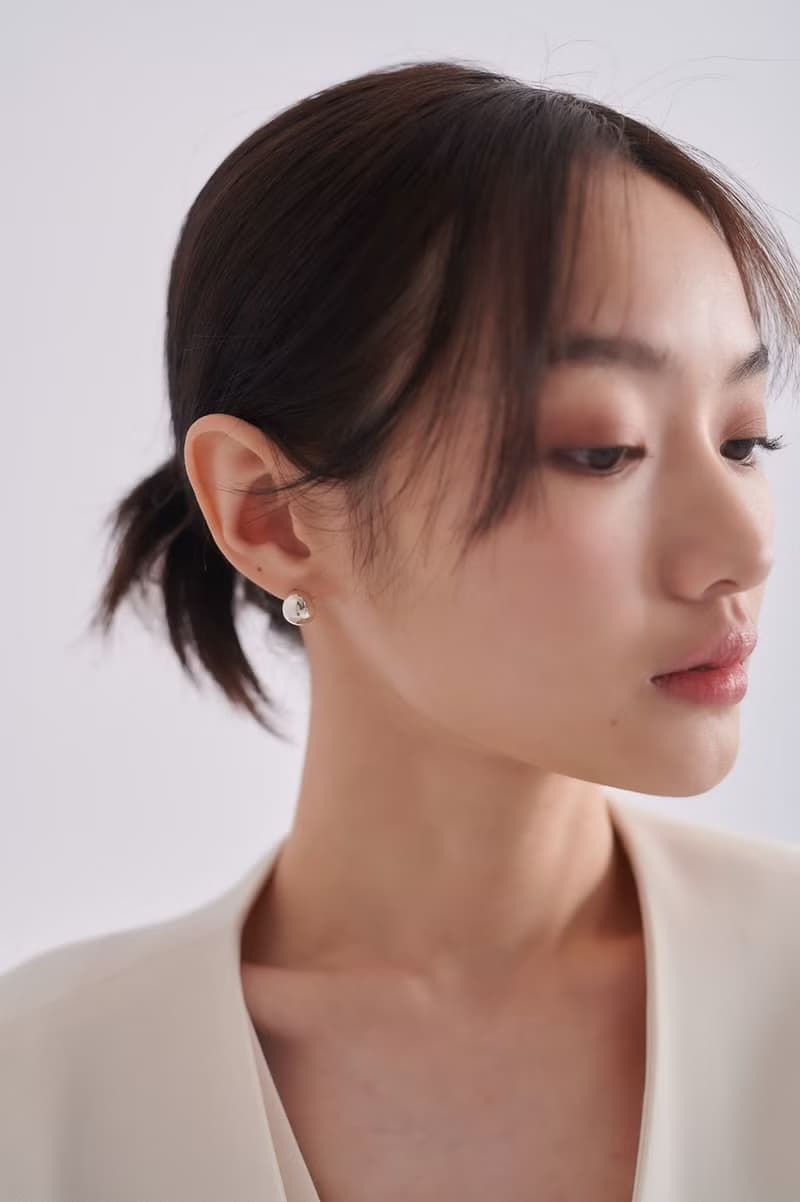 Oval Sphere earrings 橢圓立體耳環