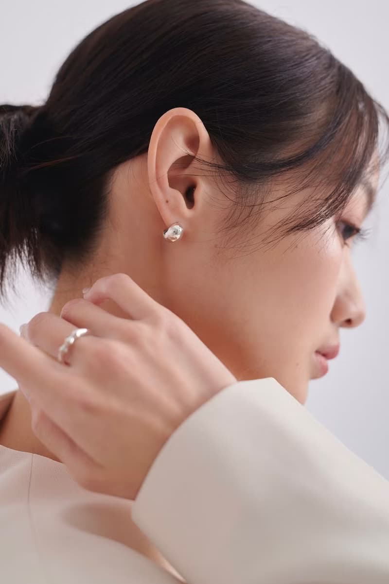 Oval Sphere earrings 橢圓立體耳環