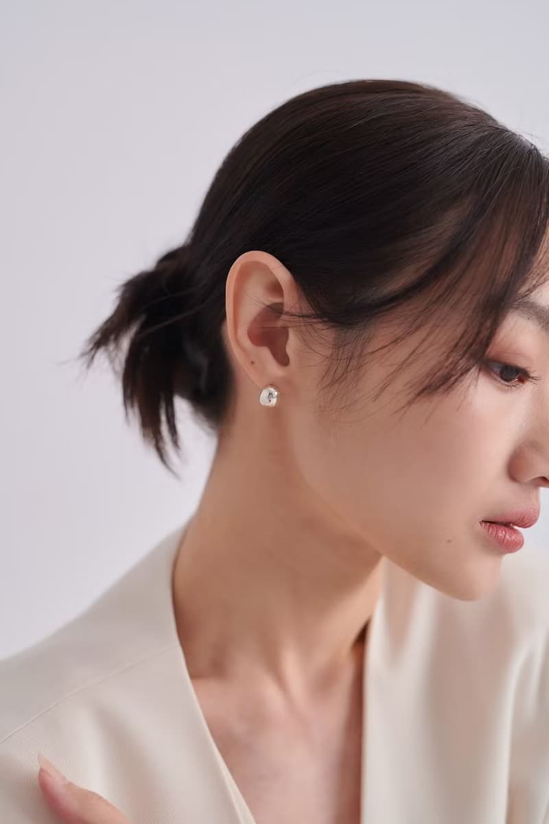 Oval Sphere earrings 橢圓立體耳環