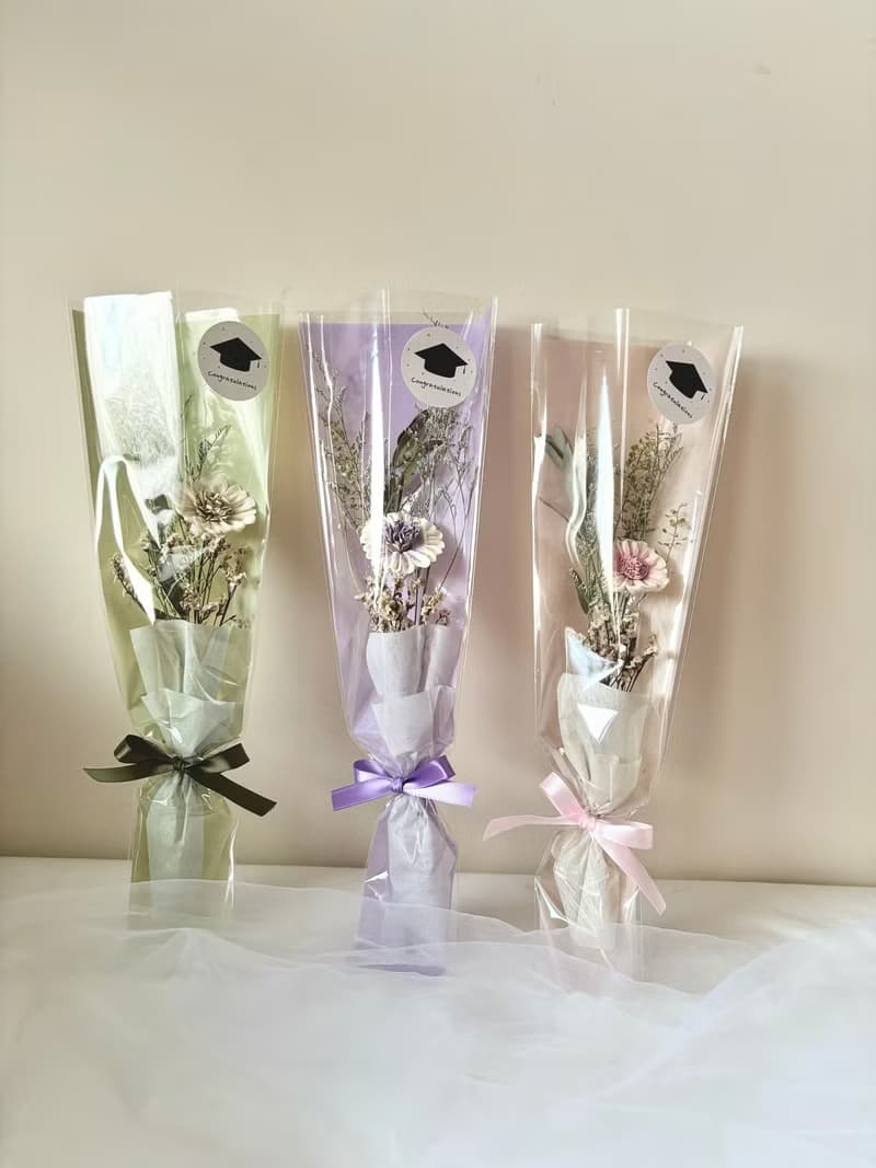 sueing_blossom  可愛風迷你太陽花畢業花束