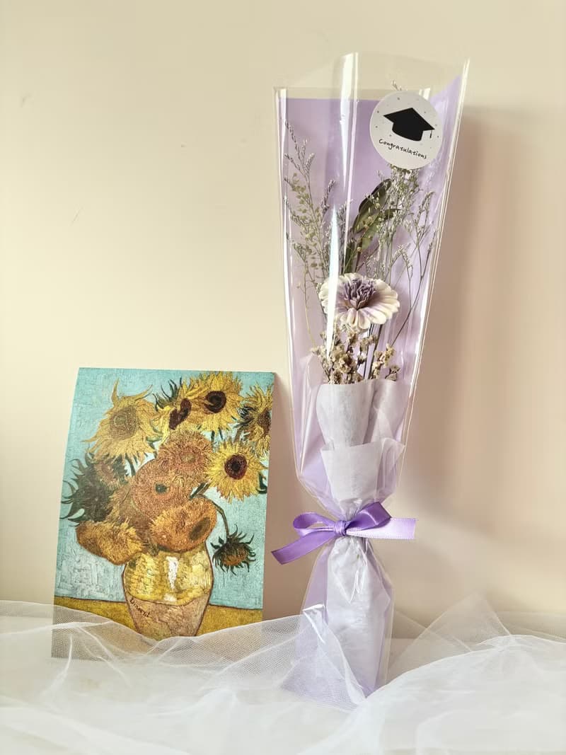 sueing_blossom  可愛風迷你太陽花畢業花束