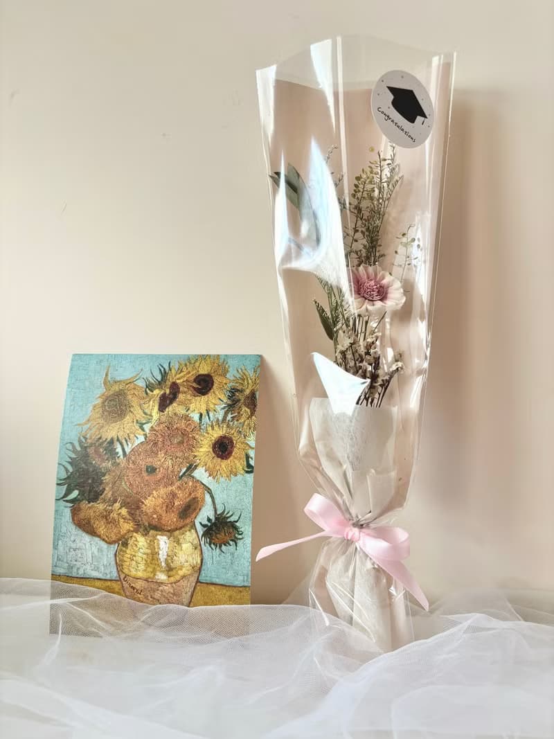 sueing_blossom  可愛風迷你太陽花畢業花束