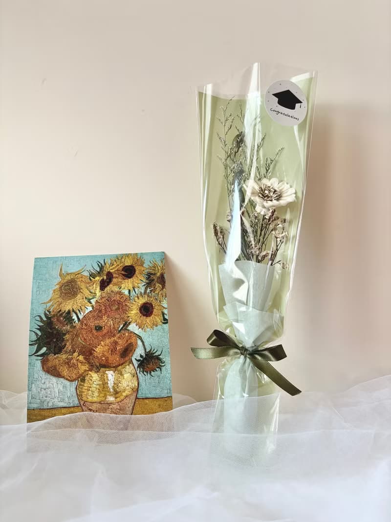 sueing_blossom  可愛風迷你太陽花畢業花束