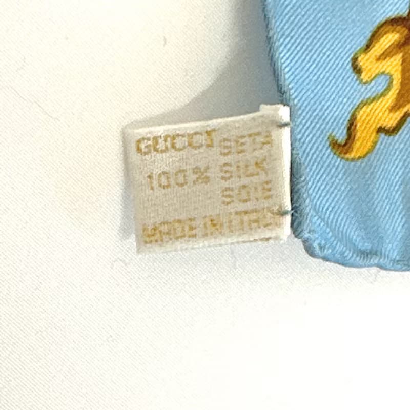 【日本直送 中古美品】グッチ GUCCI スカーフ ホースビット シルク ベージュ シルク100% 大判スカーフ 正方形