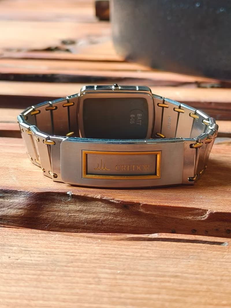 SEIKO旗下 頂級 CREDOR貴朵品牌 鋼與18k金 石英錶