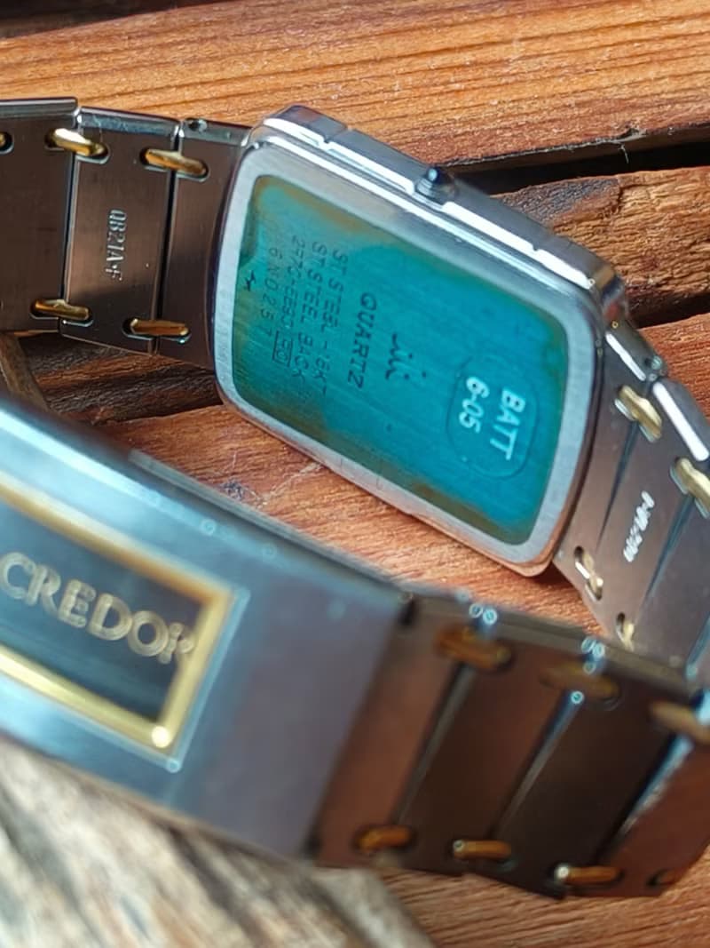 SEIKO旗下 頂級 CREDOR貴朵品牌 鋼與18k金 石英錶