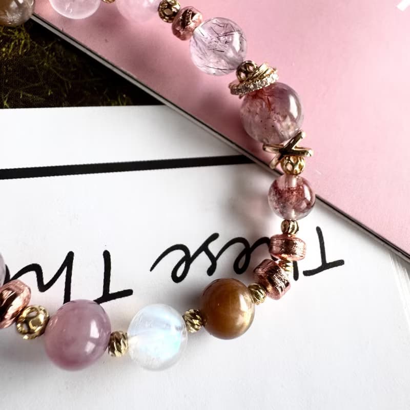 天鐵盤珠系列 金草莓 超七 緋紅玫瑰