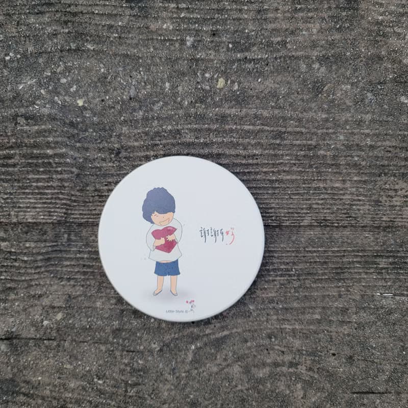 吸水杯墊-謝謝有妳