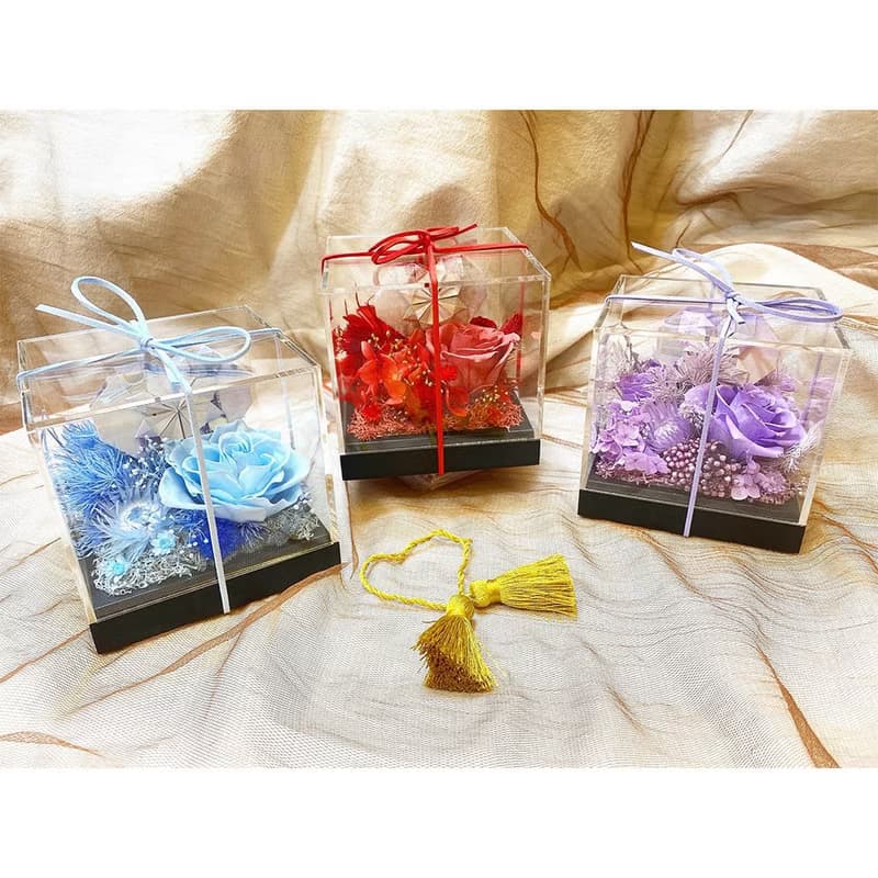 鑽石愛心有錢花精品盒