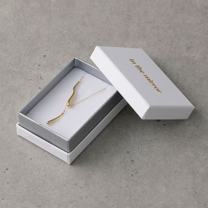 pendulum-drip necklace GD ニッケルフリー スムースラリエットネックレス 長さが自由に変えられるロングネックレス　ゴールド