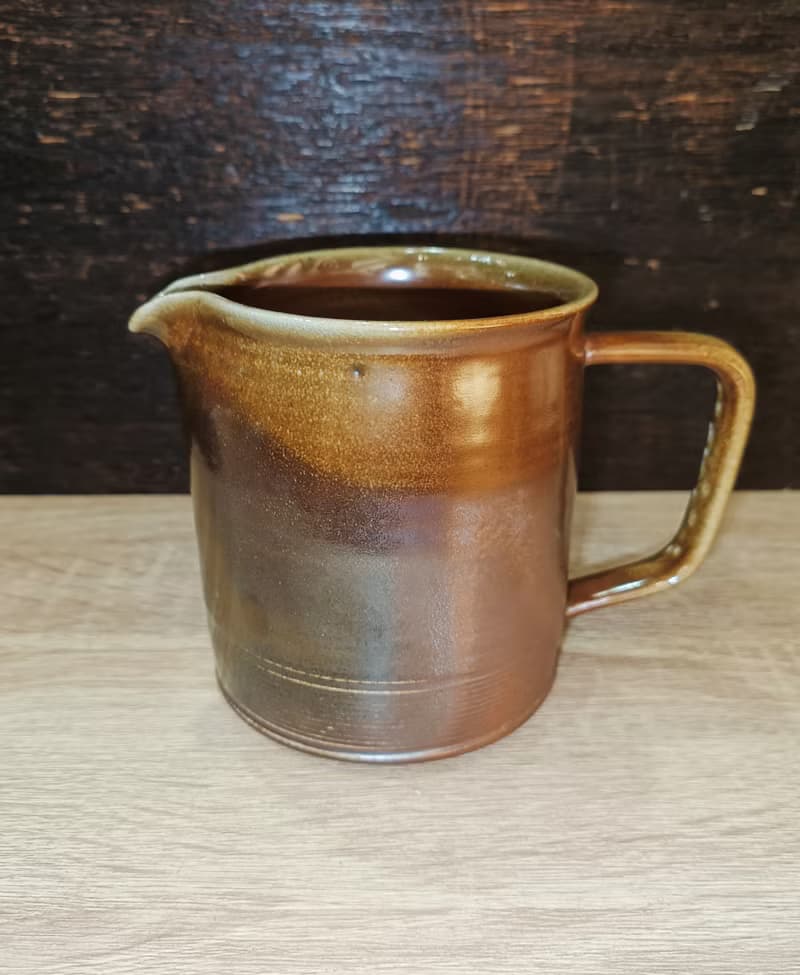 柴燒無釉咖啡下壺-茶海-公道杯-鶯歌陶藝家李玟叡