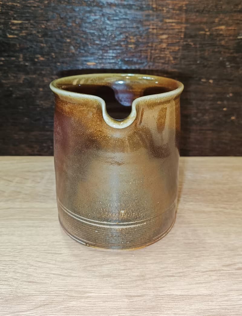 柴燒無釉咖啡下壺-茶海-公道杯-鶯歌陶藝家李玟叡