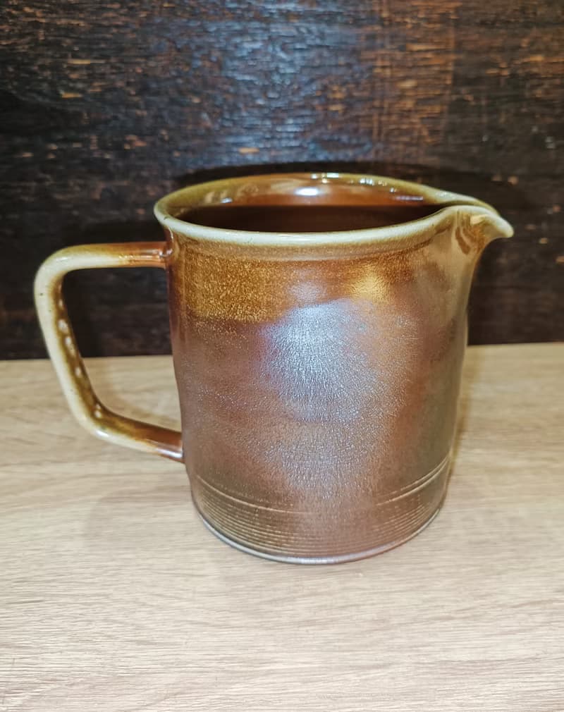 柴燒無釉咖啡下壺-茶海-公道杯-鶯歌陶藝家李玟叡