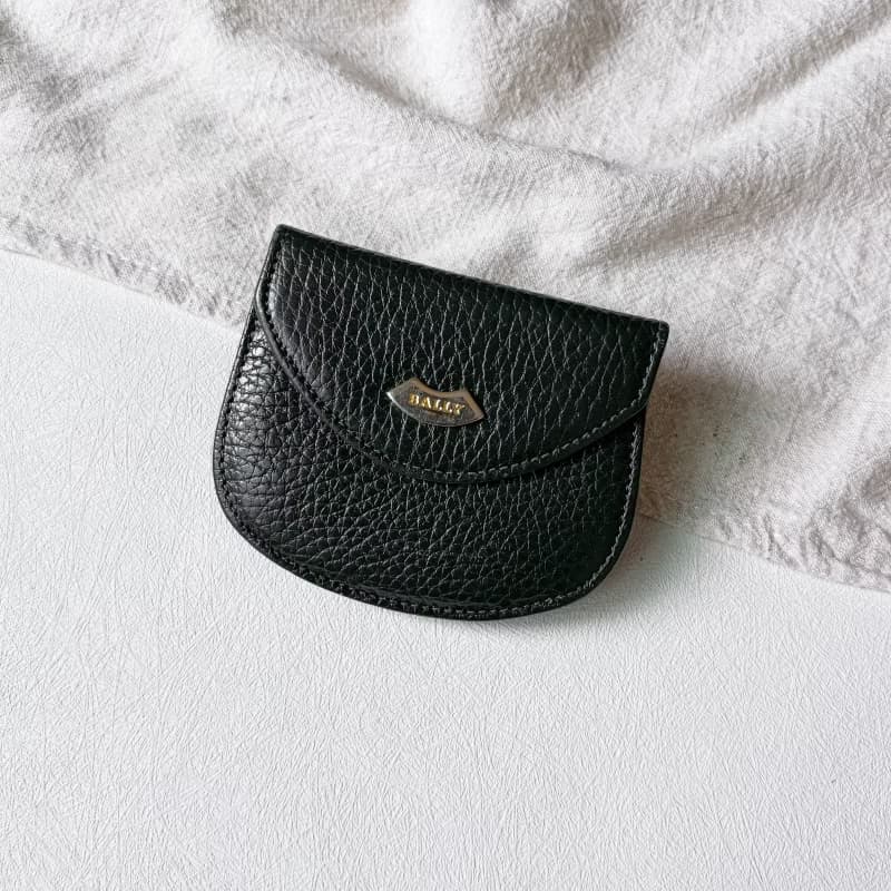 Vintage Bally 深綠色小零錢包