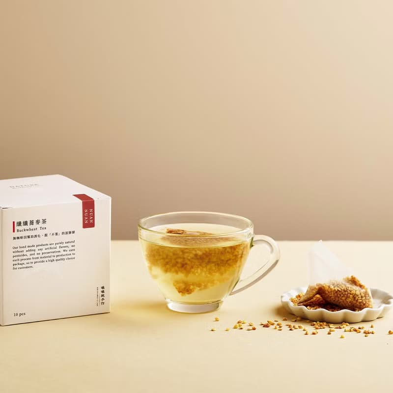 幫助消化【纖纖蕎麥茶10入】無咖啡因 冷泡茶
