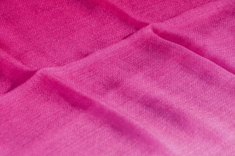 喀什米爾Cashmere/羊絨圍巾/純羊毛圍巾披巾/戒指絨披肩-桃紅漸層