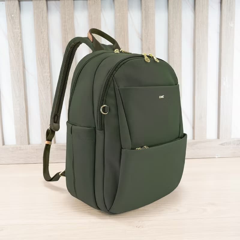 休閒商務紓壓後背包03486(經典綠)