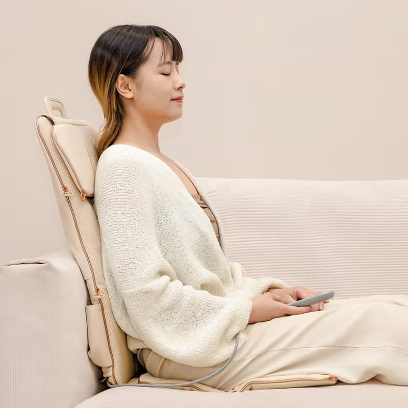 【市面最輕按摩椅墊】折折墊 輕薄隨行按摩椅墊