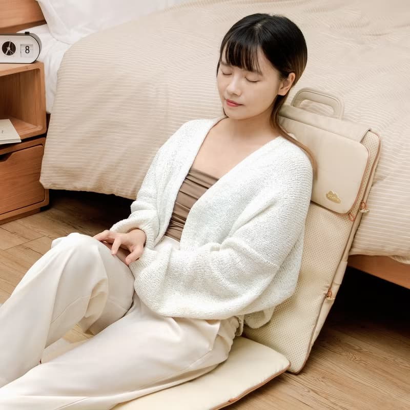 【市面最輕按摩椅墊】折折墊 輕薄隨行按摩椅墊