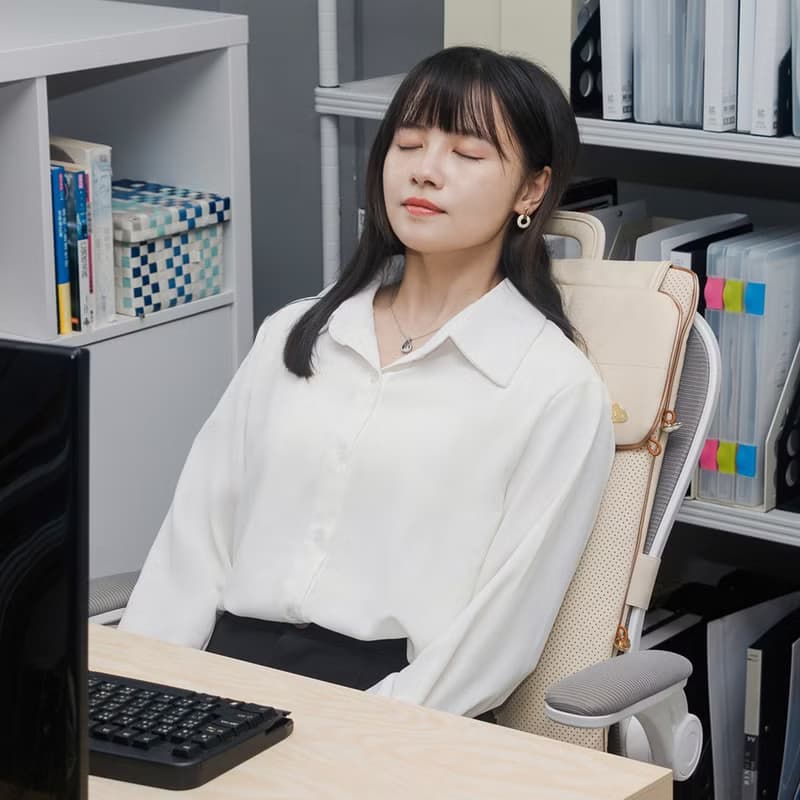 【市面最輕按摩椅墊】折折墊 輕薄隨行按摩椅墊