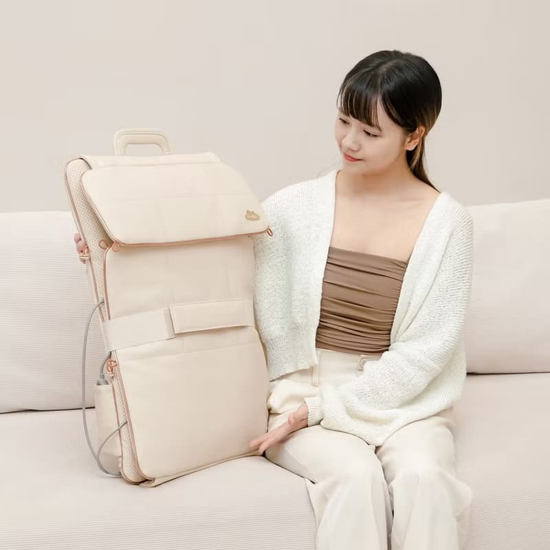 【市面最輕按摩椅墊】折折墊 輕薄隨行按摩椅墊